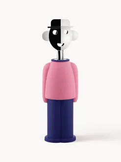 Sale ALESSI Décapsuleur Alessandro M. Rose, bleu foncé, argenté