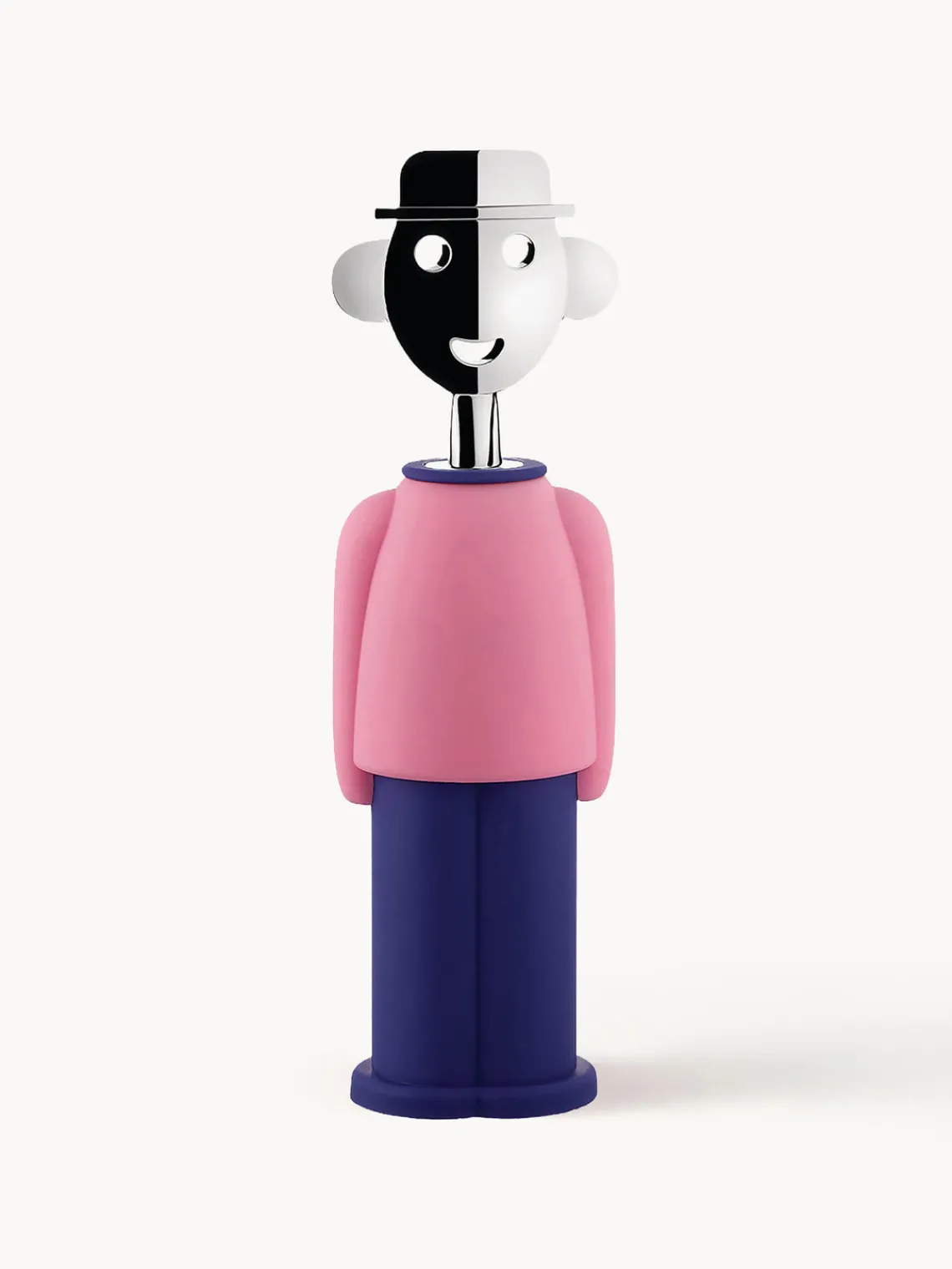 Sale ALESSI Décapsuleur Alessandro M. Rose, bleu foncé, argenté