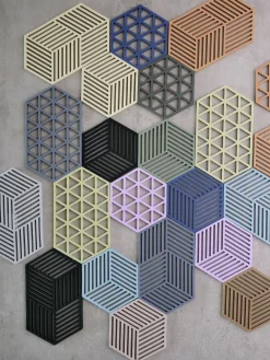 Discount Zone Denmark Dessous de plat en silicone Hexagon
