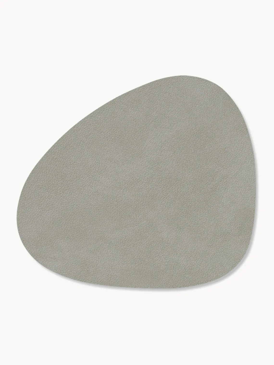 Online LIND DNA Dessous de verre asymétriques en cuir Curve, 4 pièces Beige
