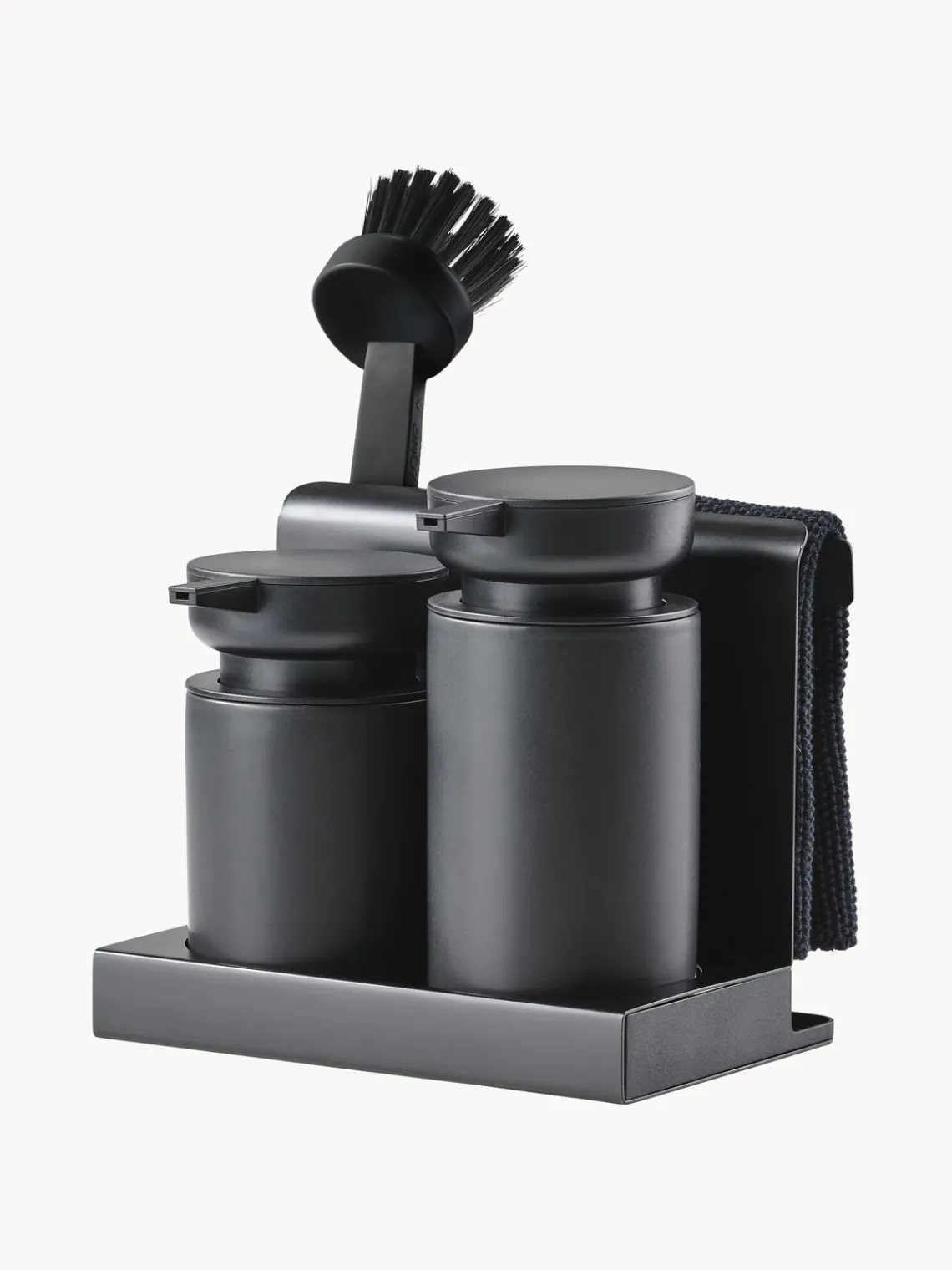 Hot Zone Denmark Distributeur de liquide vaisselle Diish, 5 élém. Noir