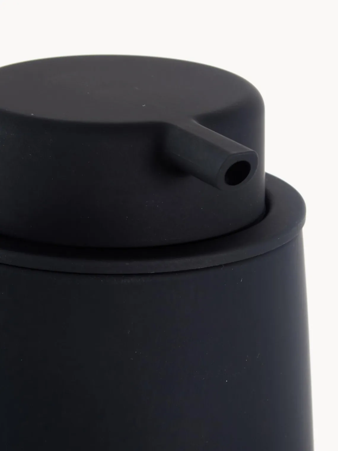 Discount Zone Denmark Distributeur de savon en porcelaine Push Noir