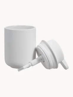 Sale Zone Denmark Distributeur de savon en grès à surface veloutée Ume Blanc