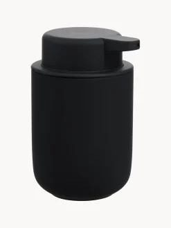 Hot Zone Denmark Distributeur de savon en grès à surface veloutée Ume Noir