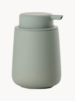 Hot Zone Denmark Distributeur de savon en porcelaine Push Vert menthe