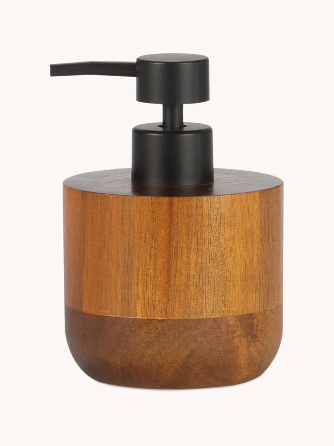 New ANDREA HOUSE Distributeur de savon en bois d'acacia Theodore