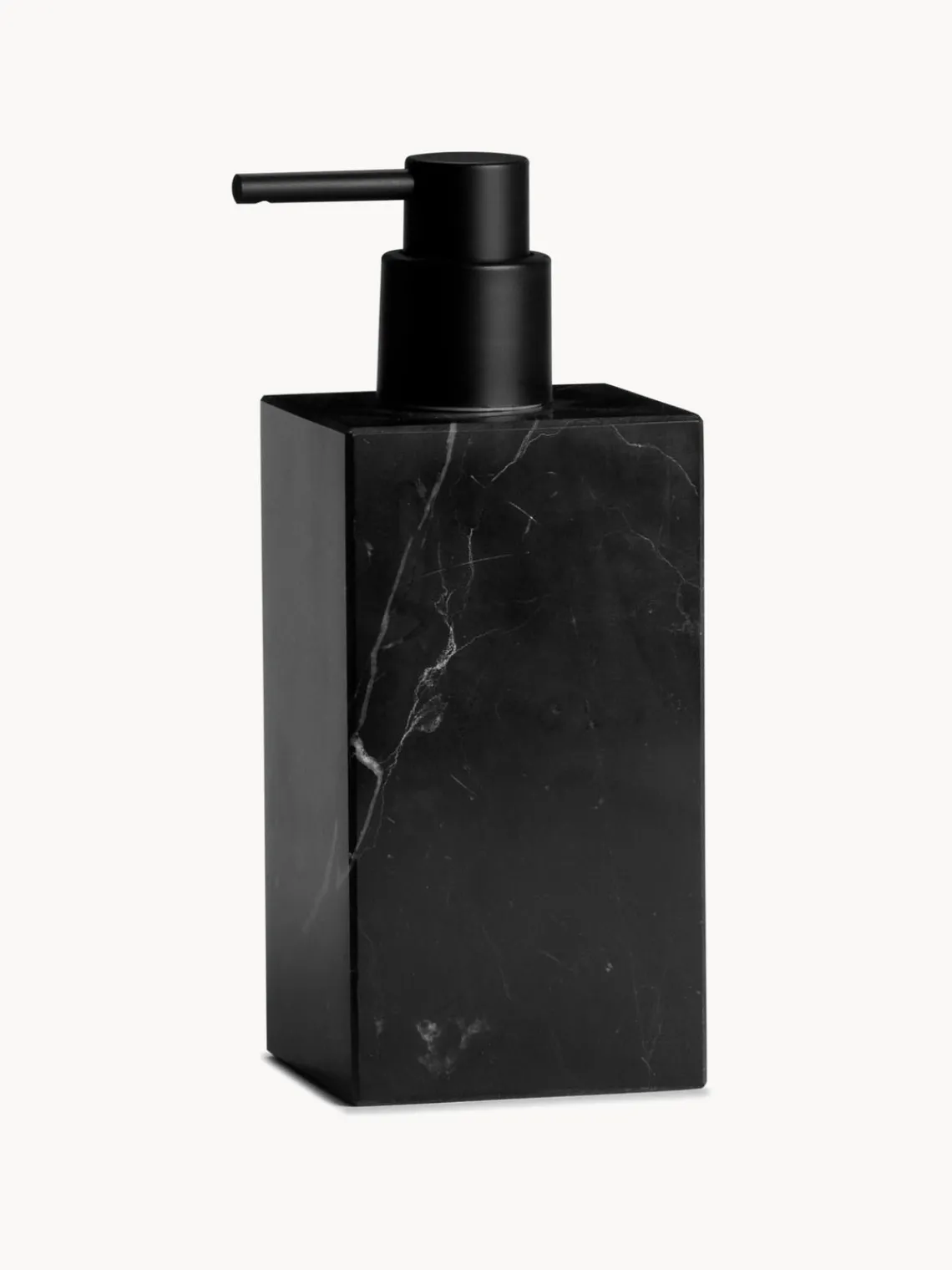 New ANDREA HOUSE Distributeur de savon en marbre Andre Noir, marbré