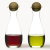 Sale Sagaform Distributeurs d'huile et de vinaigre en verre soufflés bouche Eden, 2 élém.
