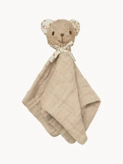 Fashion Cam Cam Copenhagen Doudou en coton bio Bear Beige, blanc cassé