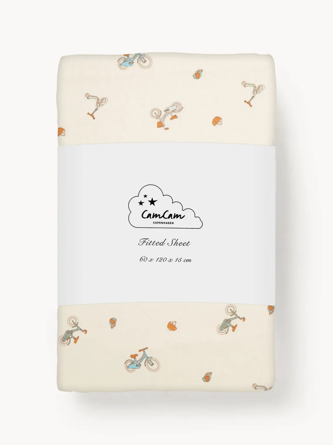 Fashion Cam Cam Copenhagen Drap-housse en coton bio Bicycles