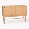 Best Hübsch Enfilade en chêne avec motif à chevrons Herringbone