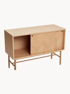 Best Hübsch Enfilade en chêne avec motif à chevrons Herringbone