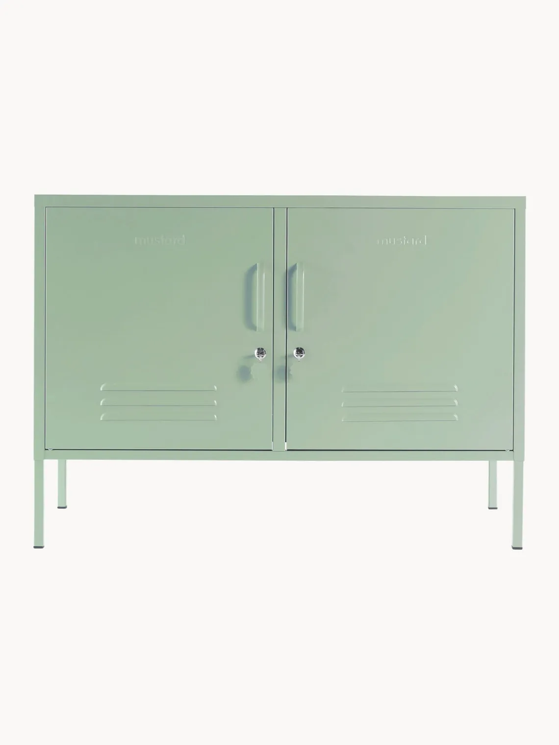 Online Mustard Made Enfilade en métal The Lowdown Vert sauge