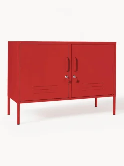 Online Mustard Made Enfilade en métal The Lowdown Rouge