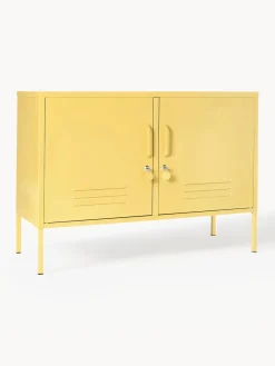 Clearance Mustard Made Enfilade en métal The Lowdown Jaune pâle