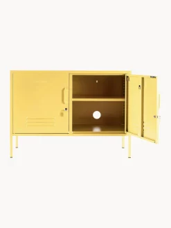 Clearance Mustard Made Enfilade en métal The Lowdown Jaune pâle