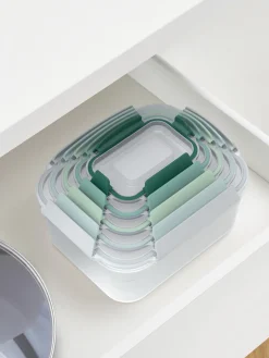 Sale Joseph Joseph Ensemble de boîtes de rangement Nest, 5 élém. Transparent, tons verts