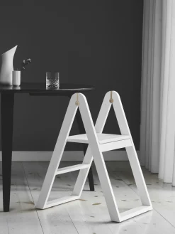 Outlet Gejst Escabeau en frêne Reech Blanc