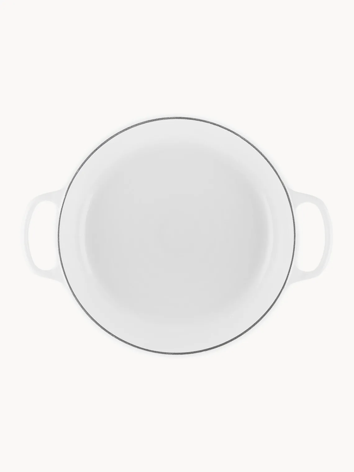 Fashion LE CREUSET Faitout en fonte émaillée Signature Collection Blanc, doré