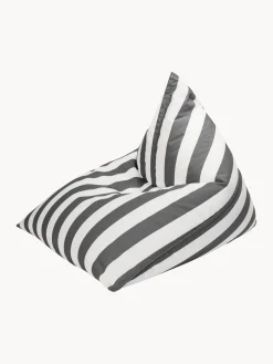 Outlet Magma Fauteuil poire d'extérieur Calypso Anthracite, blanc