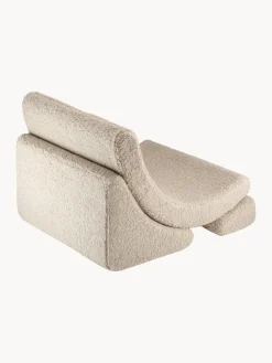New Wigiwama Fauteuil pour enfant en peluche fait main Moon Peluche beige clair