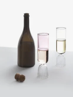 New ICHENDORF Flûtes à champagne artisanales Tutu, 2 pièces