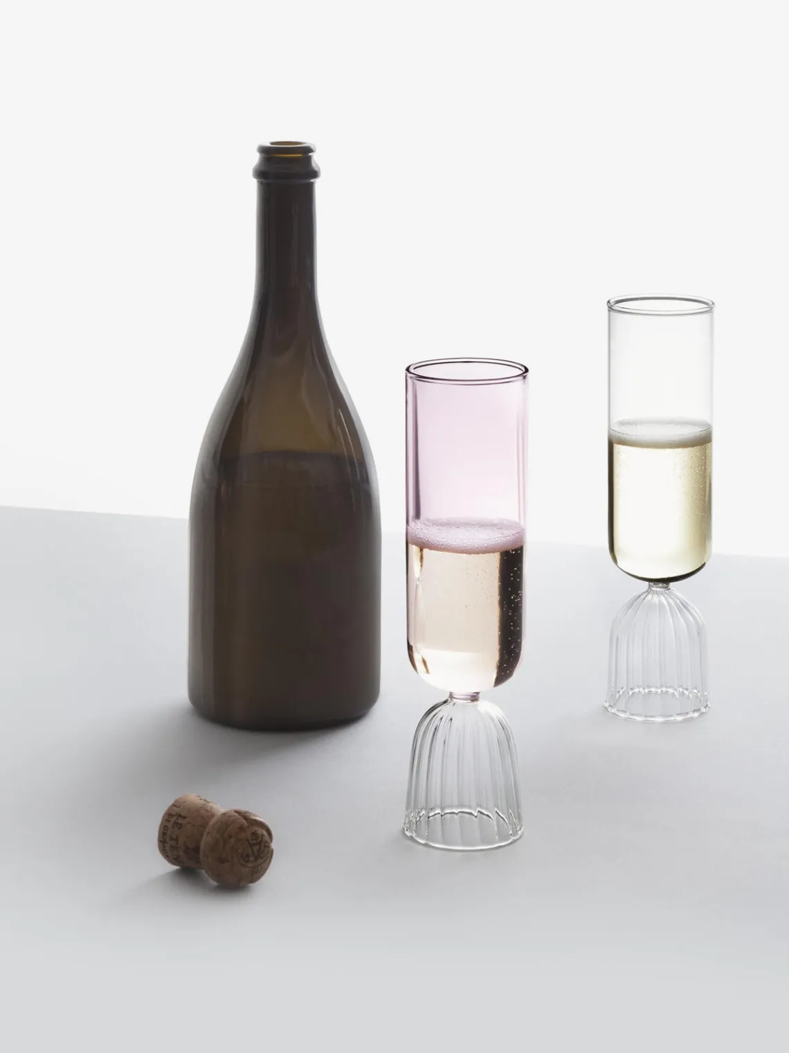 New ICHENDORF Flûtes à champagne artisanales Tutu, 2 pièces