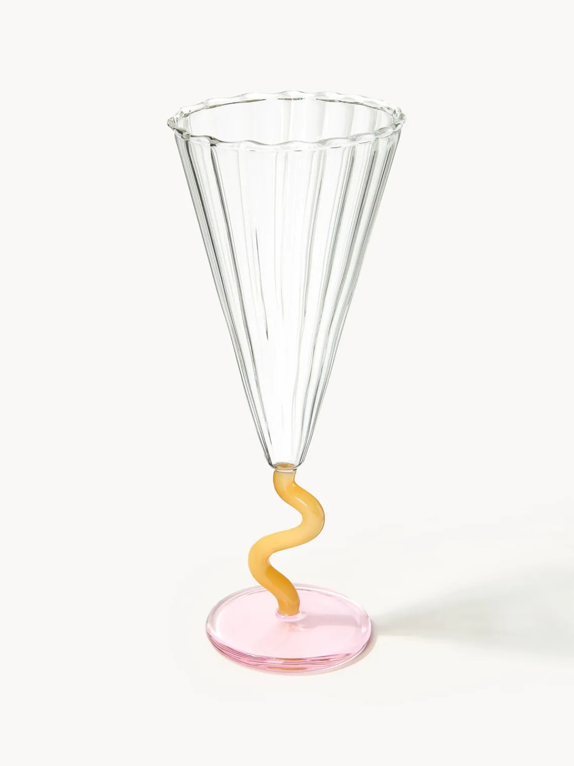Discount &k Amsterdam Flûtes à champagne artisanales Curve, 2 pièces