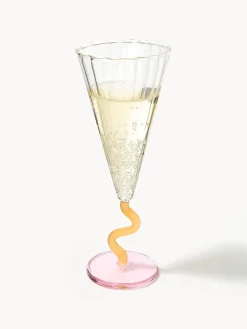 Discount &k Amsterdam Flûtes à champagne artisanales Curve, 2 pièces