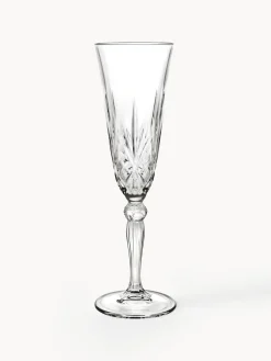 Online RCR Flûtes à champagne en cristal Melodia, 6 pièces