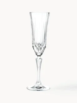 Online RCR Flûtes à champagne en cristal Adagio avec relief, 6 pièces