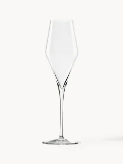 New Stölzle Lausitz Flûtes à champagne en cristal Quatrophil, 6 pièces