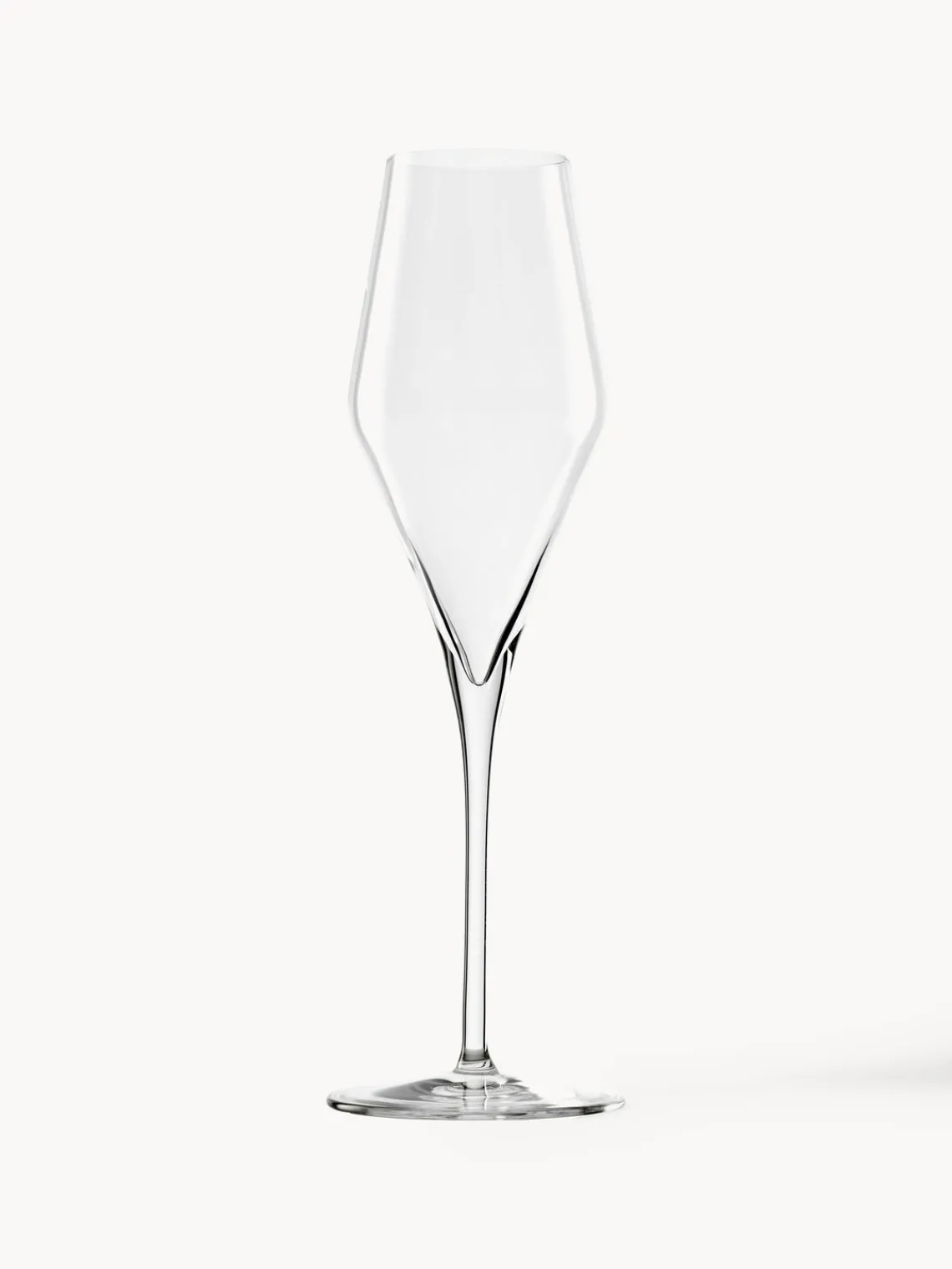 New Stölzle Lausitz Flûtes à champagne en cristal Quatrophil, 6 pièces