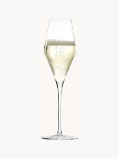 New Stölzle Lausitz Flûtes à champagne en cristal Quatrophil, 6 pièces