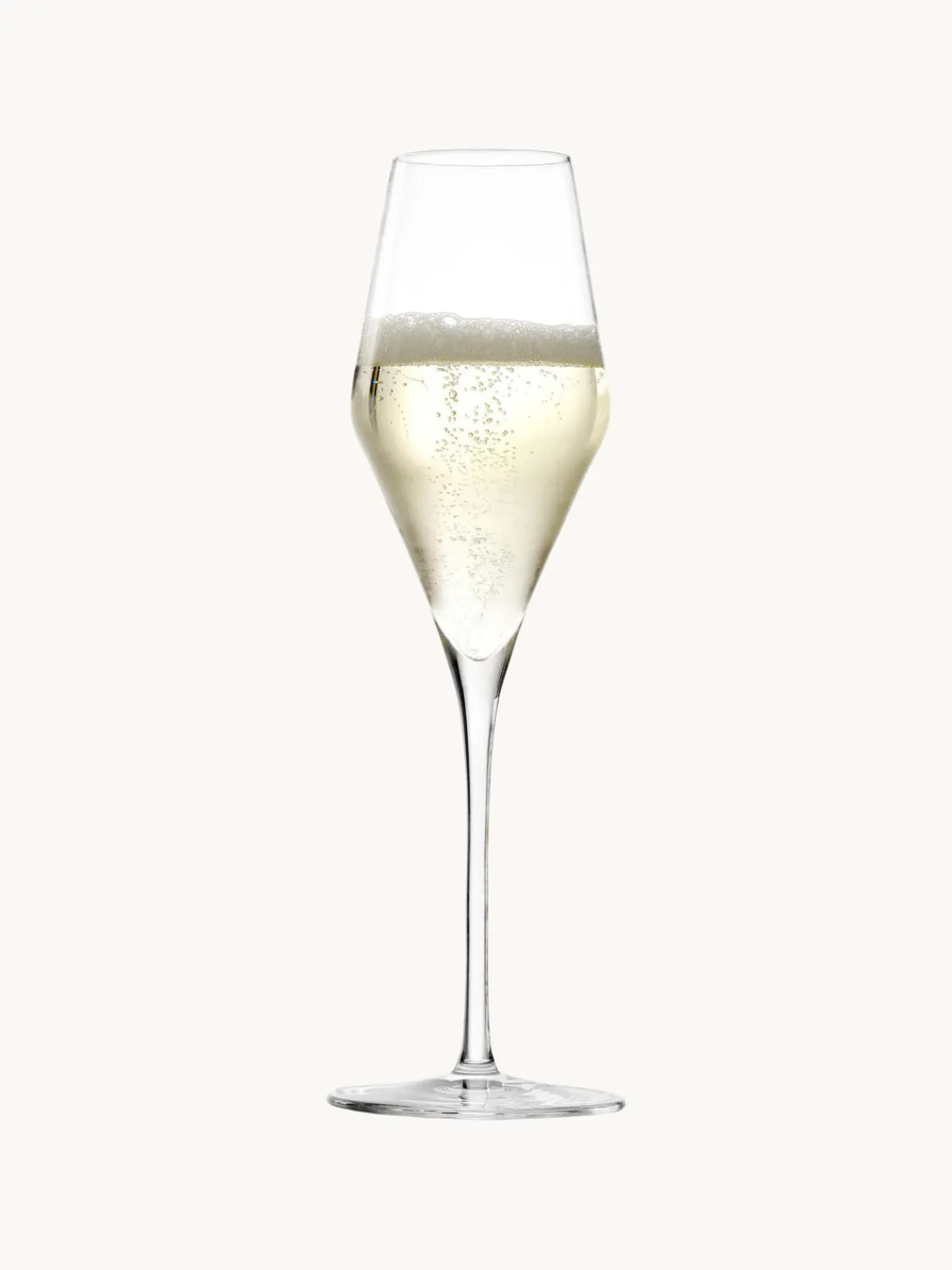 New Stölzle Lausitz Flûtes à champagne en cristal Quatrophil, 6 pièces