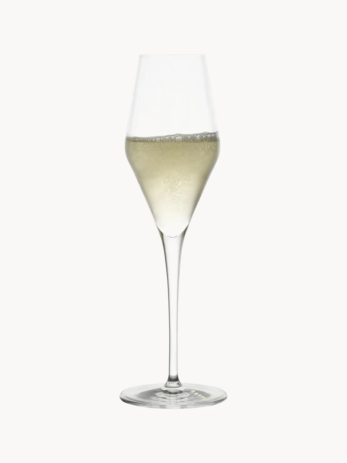 New Stölzle Lausitz Flûtes à champagne en cristal Quatrophil, 6 pièces