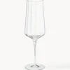 Discount GEORG JENSEN Flûtes à champagne en cristal strié Bernadotte, 6 pièces