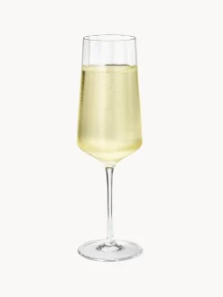 Discount GEORG JENSEN Flûtes à champagne en cristal strié Bernadotte, 6 pièces