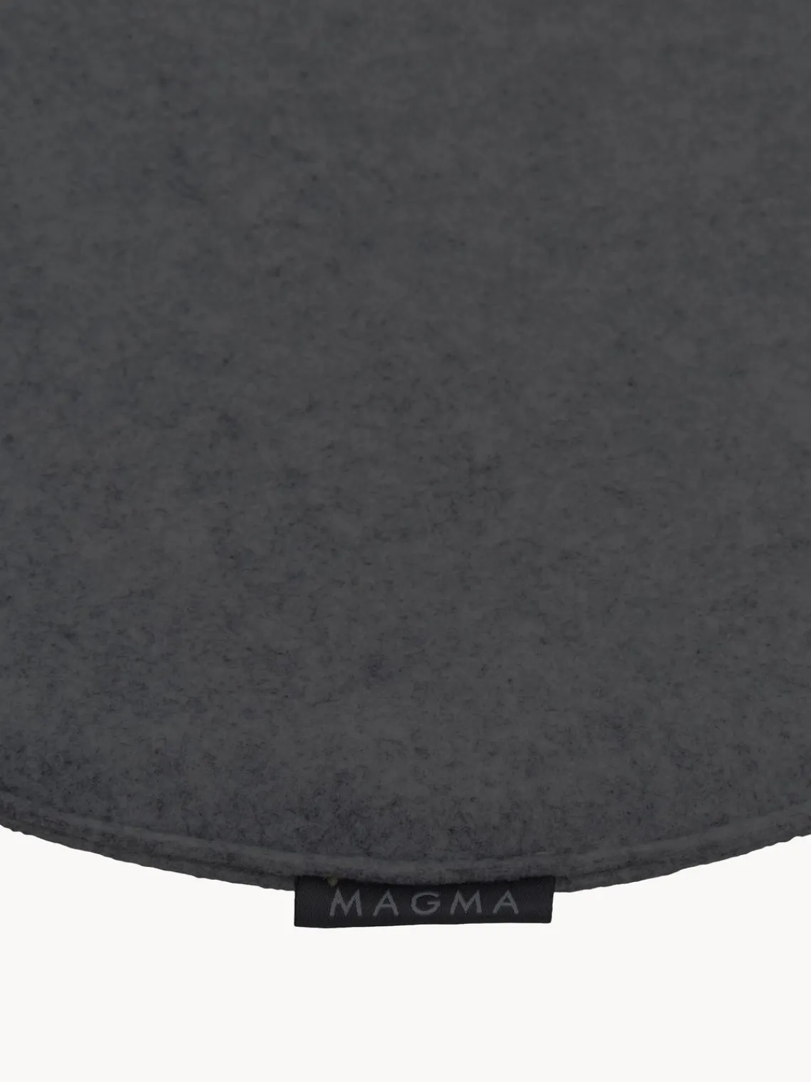 Online Magma Galettes de chaise rondes en feutre Avaro, 4 pièces Anthracite