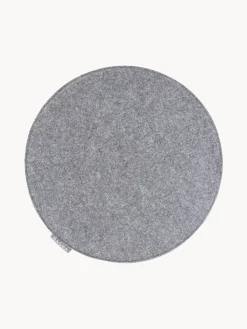 New Magma Galettes de chaise rondes en feutre Avaro, 4 pièces Gris