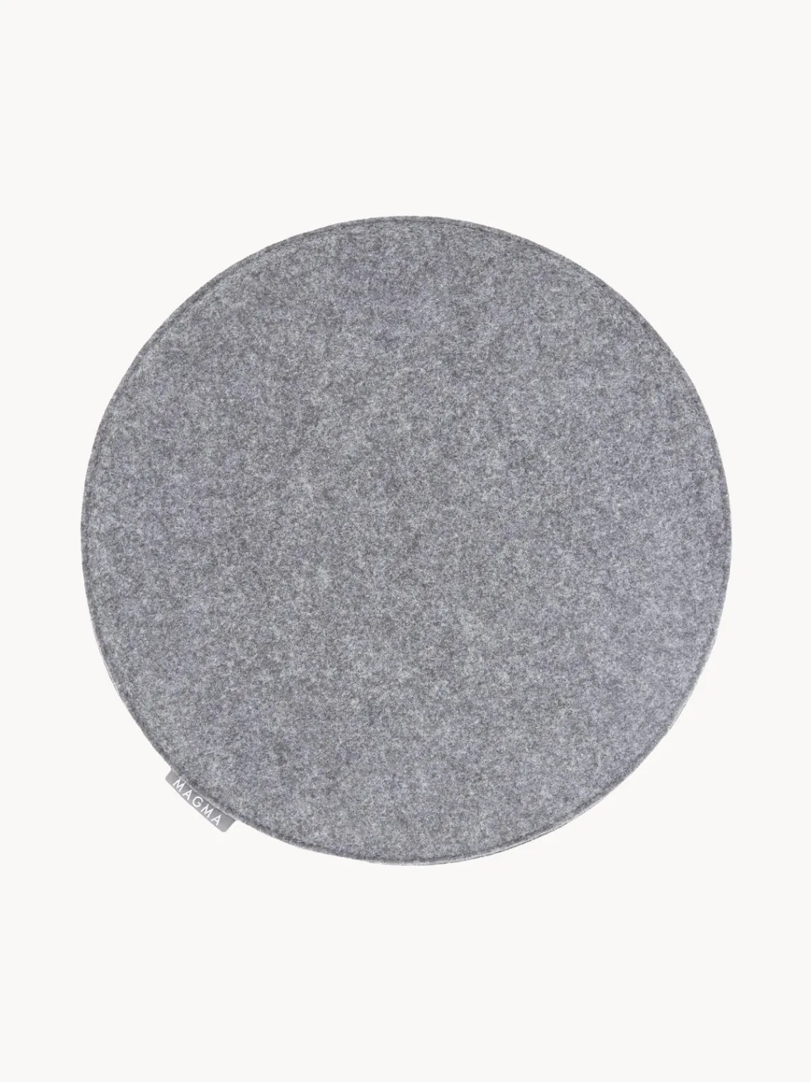 New Magma Galettes de chaise rondes en feutre Avaro, 4 pièces Gris