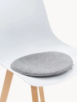 New Magma Galettes de chaise rondes en feutre Avaro, 4 pièces Gris