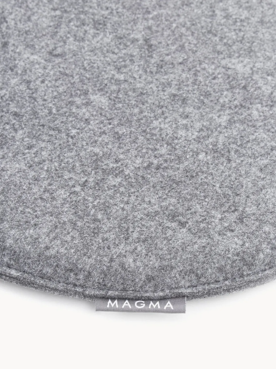 New Magma Galettes de chaise rondes en feutre Avaro, 4 pièces Gris