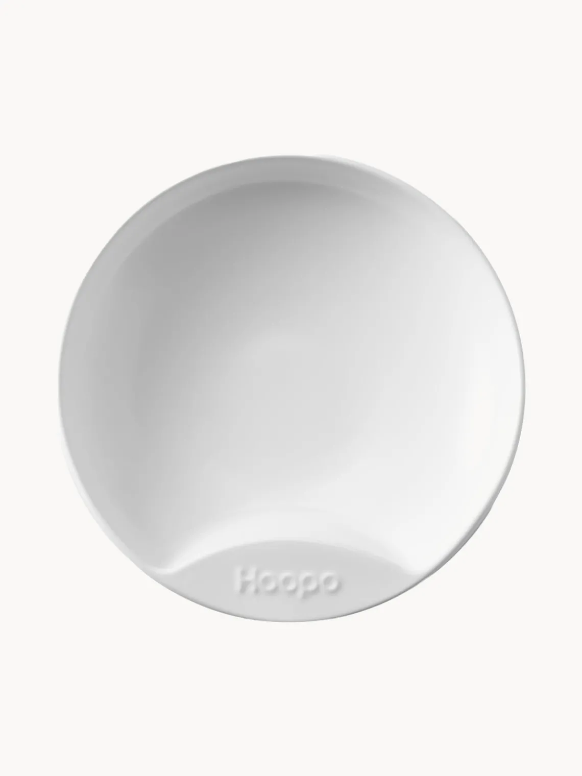 Hot Hoopo Gamelle en porcelaine pour animaux domestiques Plate Blanc