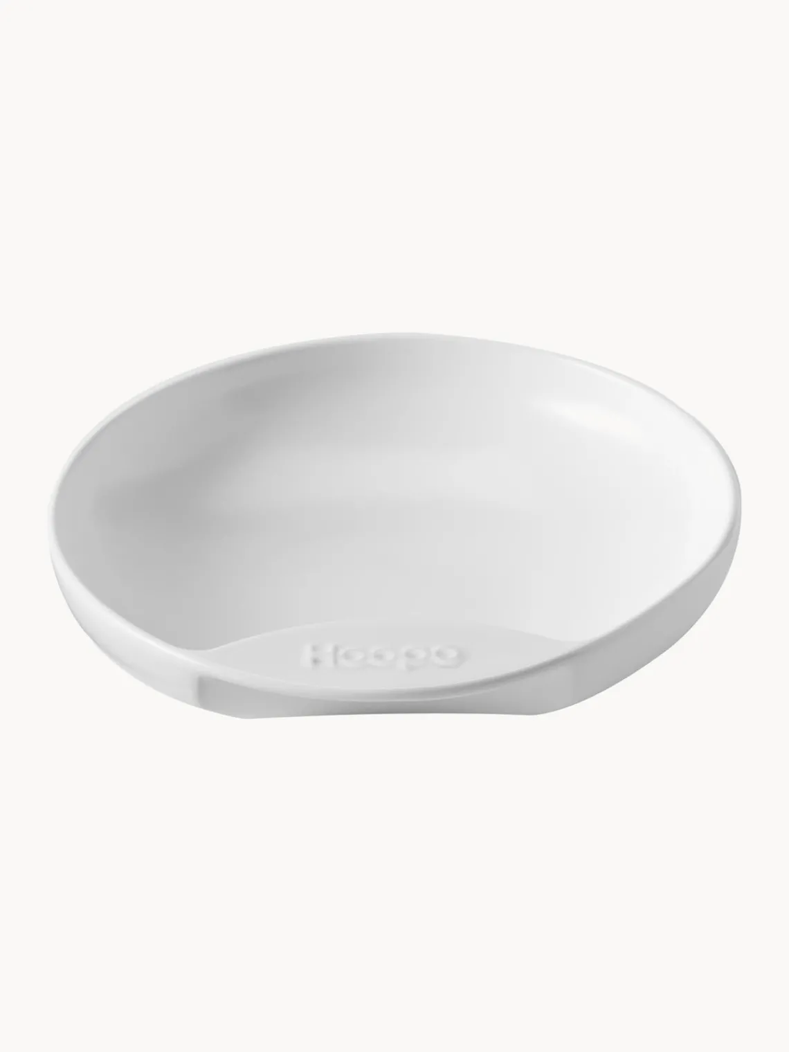 Hot Hoopo Gamelle en porcelaine pour animaux domestiques Plate Blanc