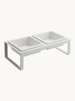 Online Yamazaki Gamelles pour animaux domestiques avec support Tower Blanc