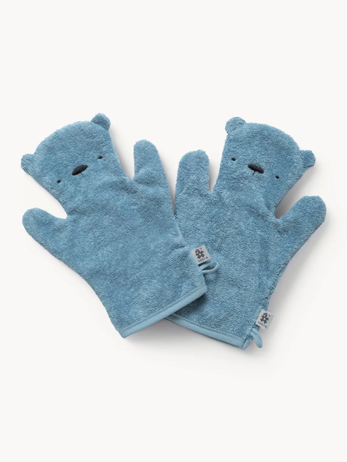 Discount Sebra Gants de bain en éponge Terry, 2 pièces Taupe