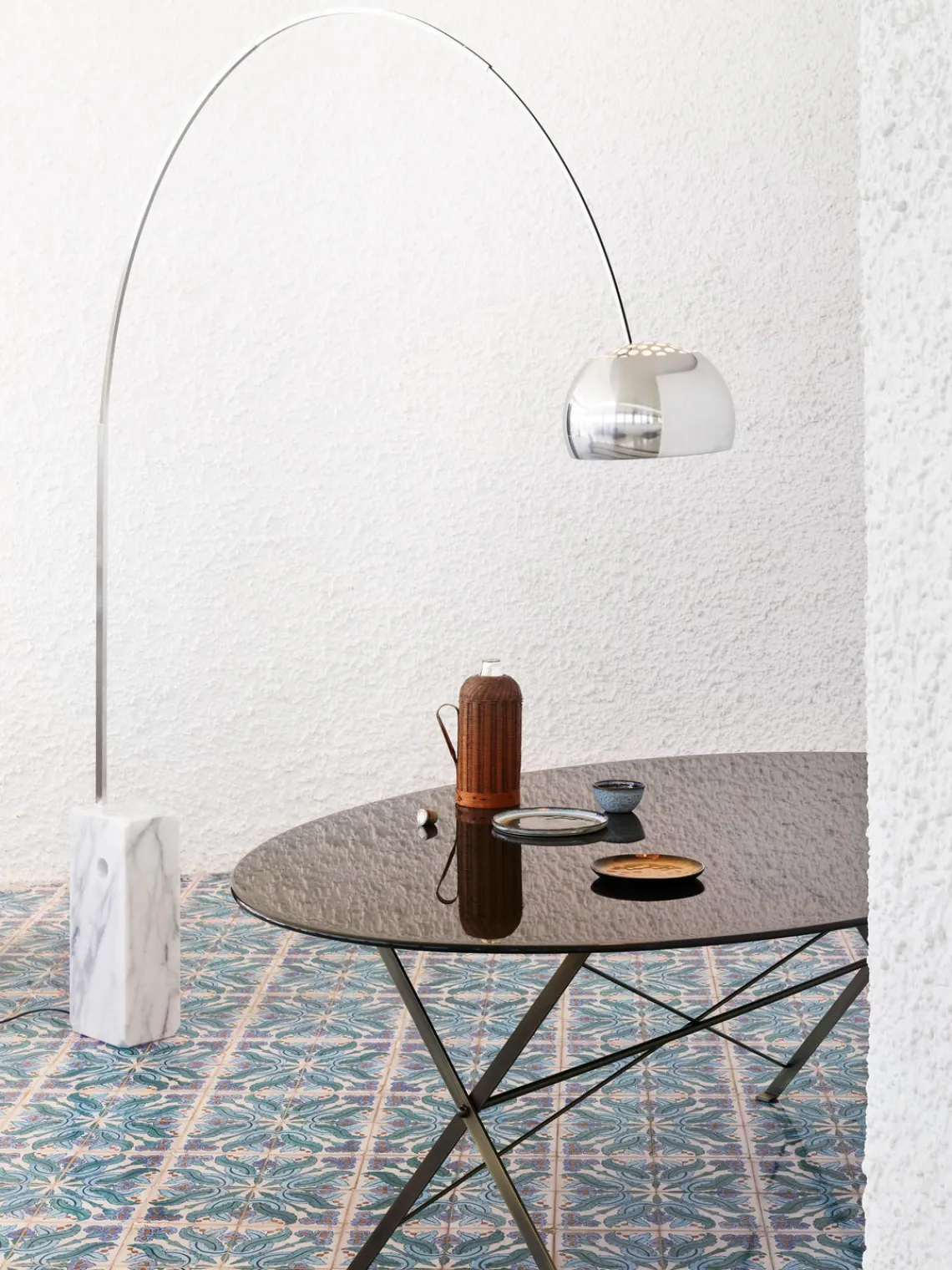 Sale Flos Grand lampadaire arc Arco