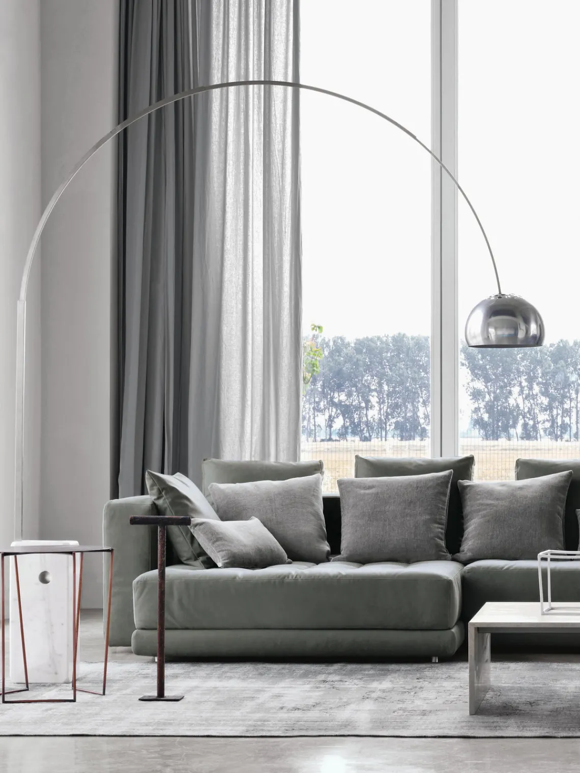 Sale Flos Grand lampadaire arc Arco