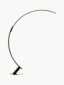 New kdln Grand lampadaire LED Kyudo, intensité lumineuse variable Noir